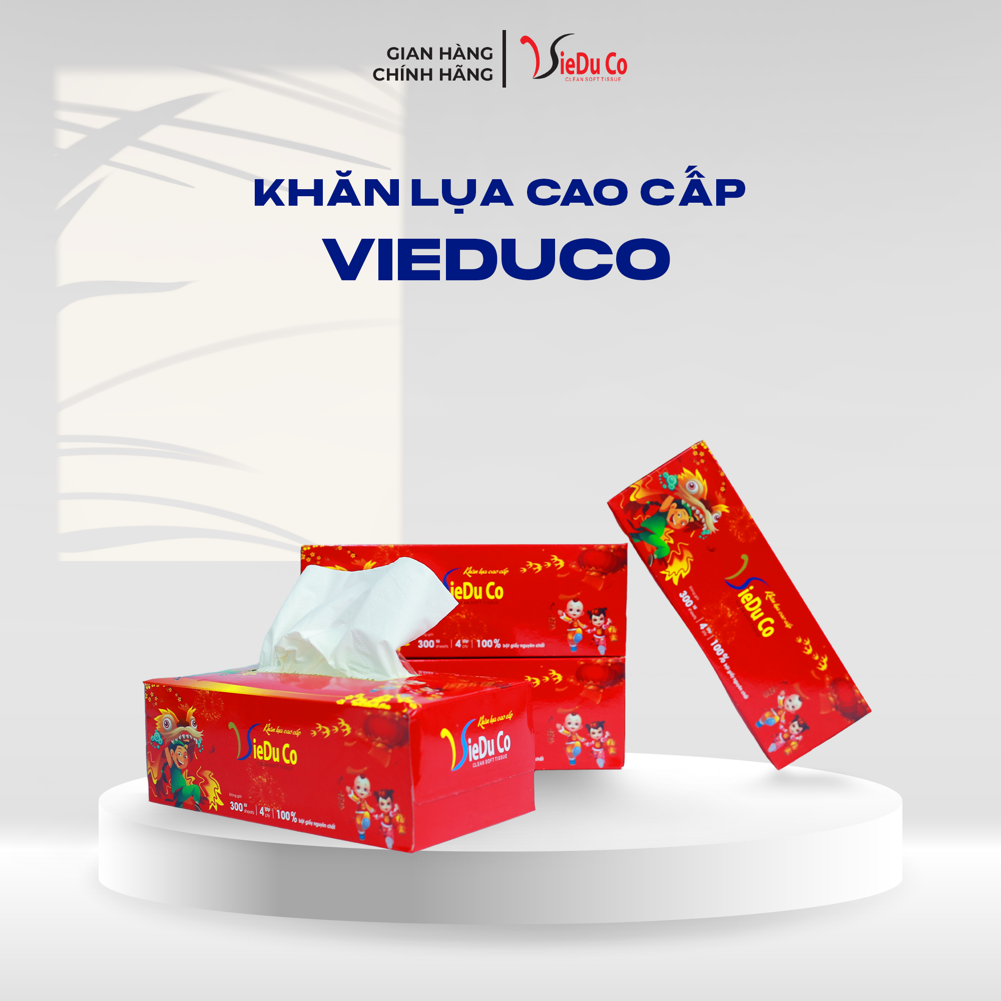 Khăn lụa cao cấp Vieduco