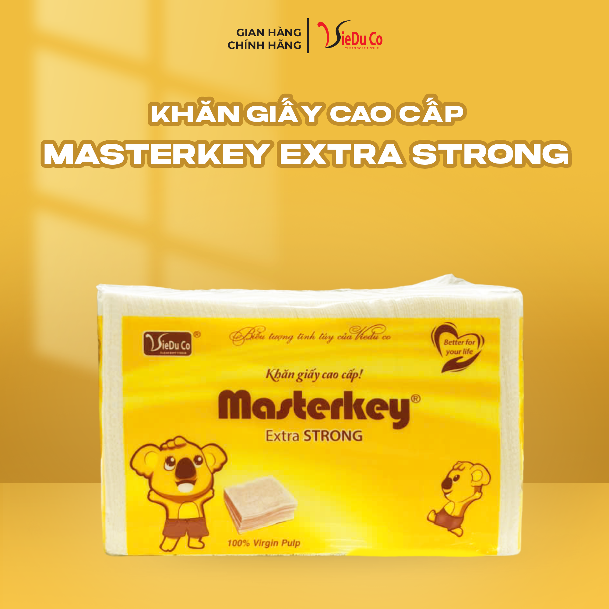 Khăn giấy cao cấp Masterkey Extra Strong