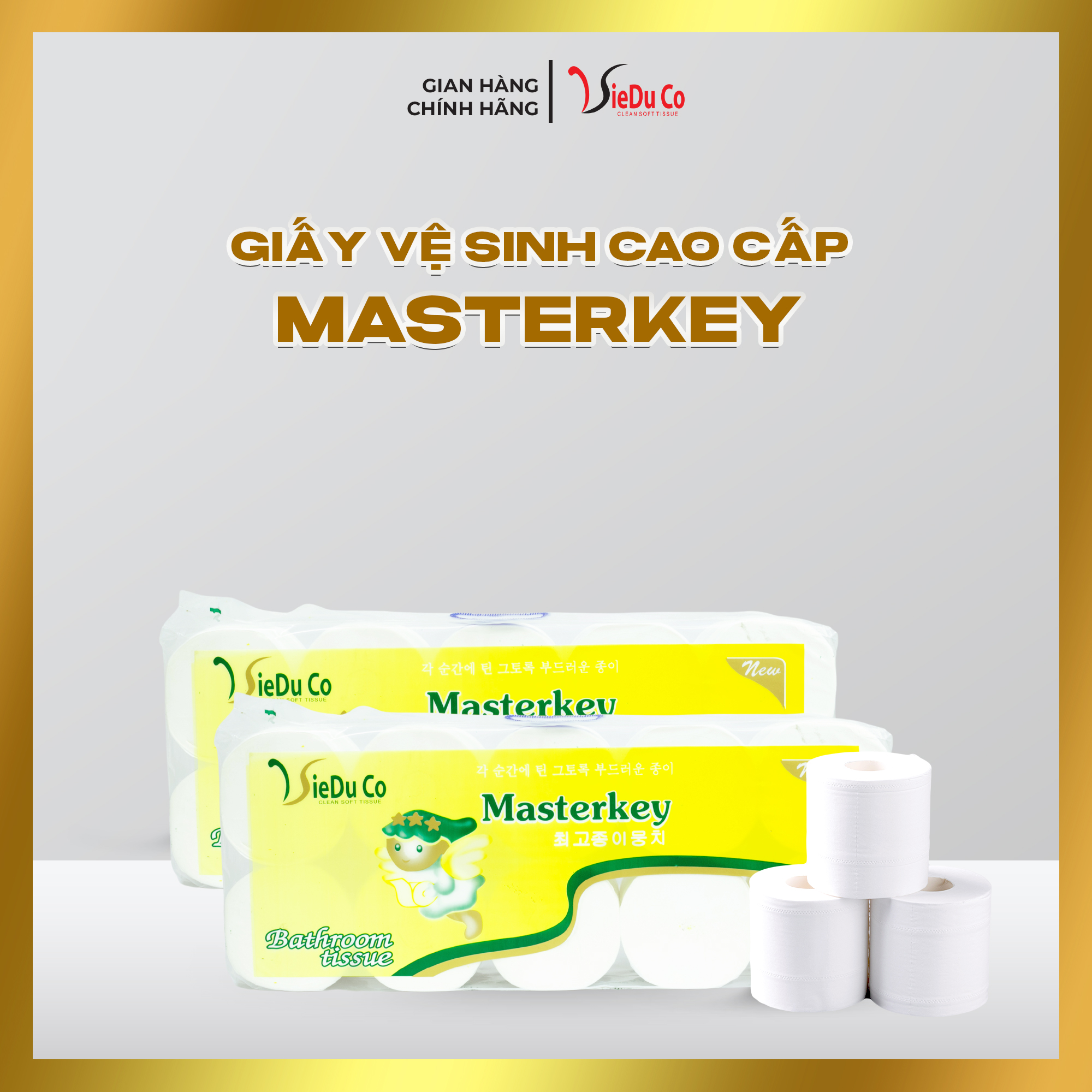 Giấy vệ sinh cao cấp Masterkey
