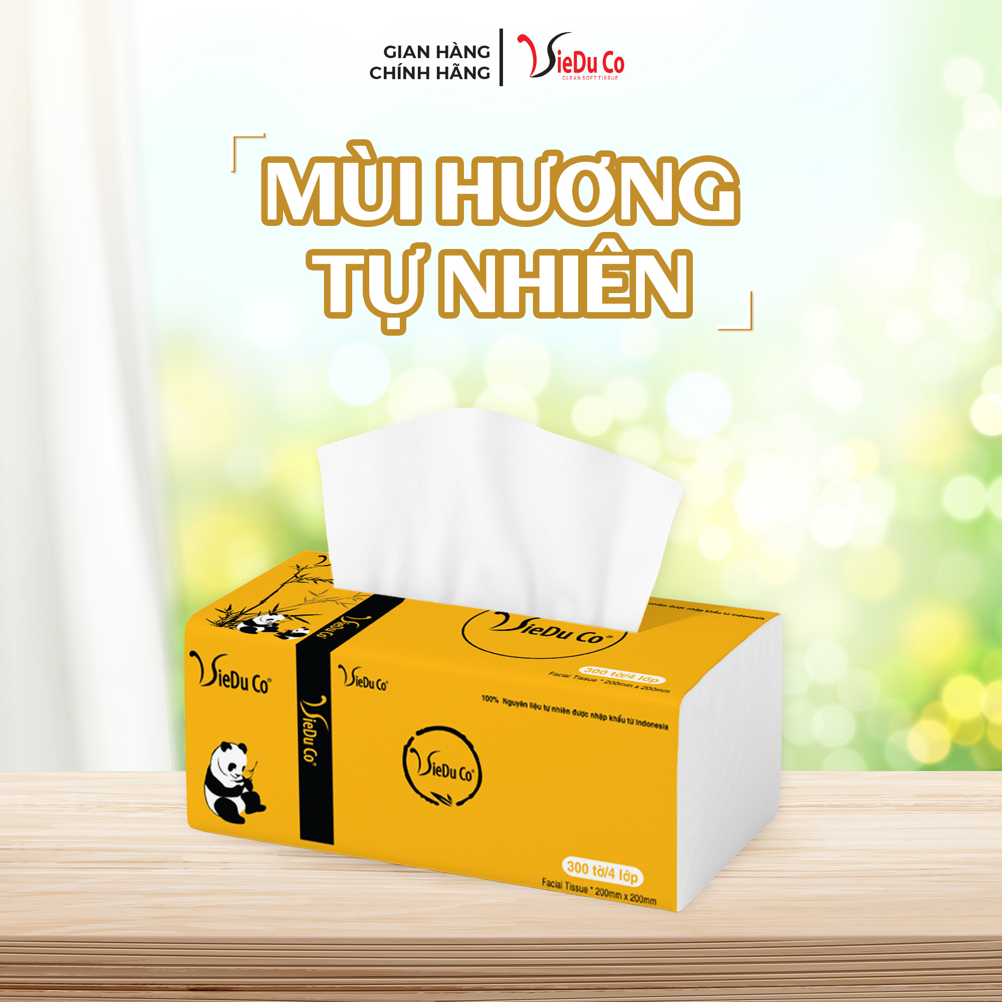 Khăn giấy rút đa năng 4 lớp Vieduco phiên bản to