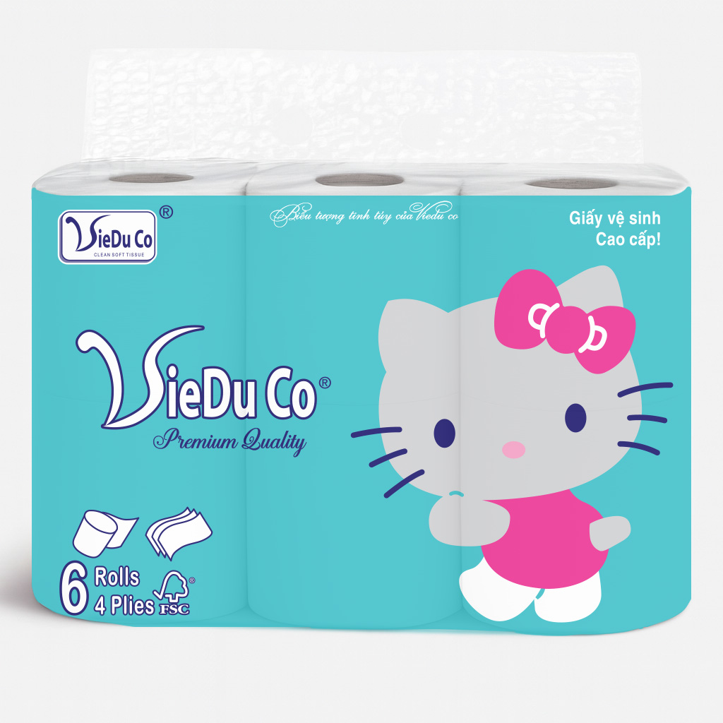 Giấy vệ sinh cao cấp Vieduco