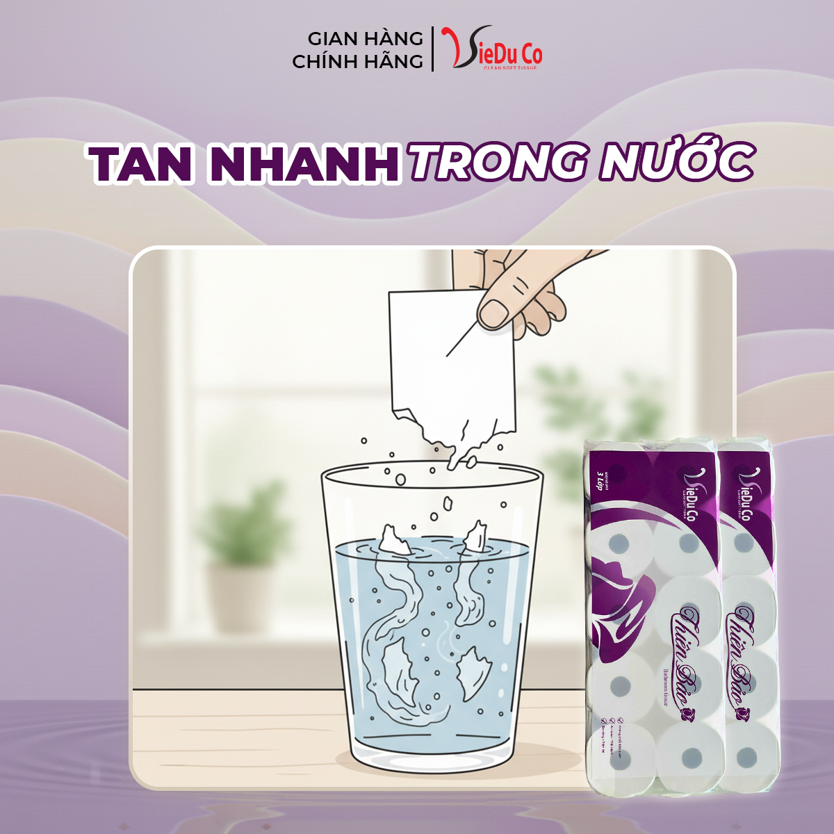 Giấy vệ sinh Thiên Bảo