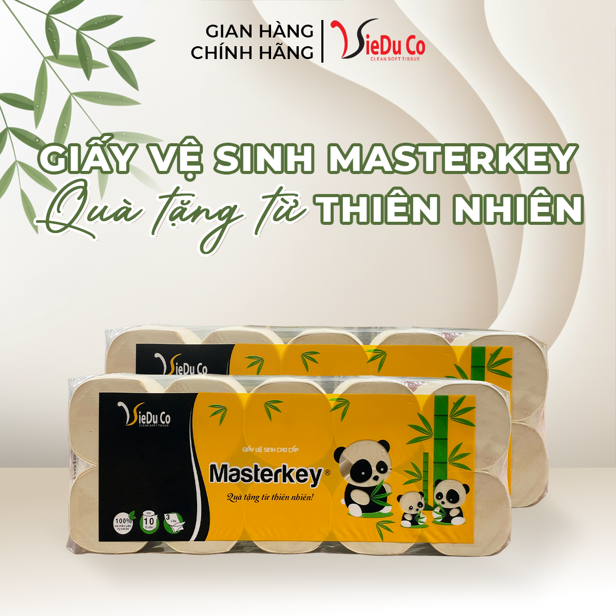 Giấy vệ sinh Masterkey - Quà tặng từ thiên nhiên