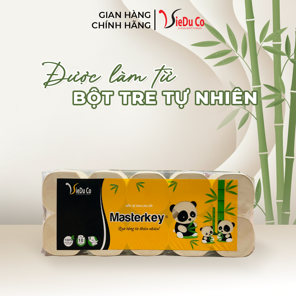 Giấy vệ sinh Masterkey - Quà tặng từ thiên nhiên