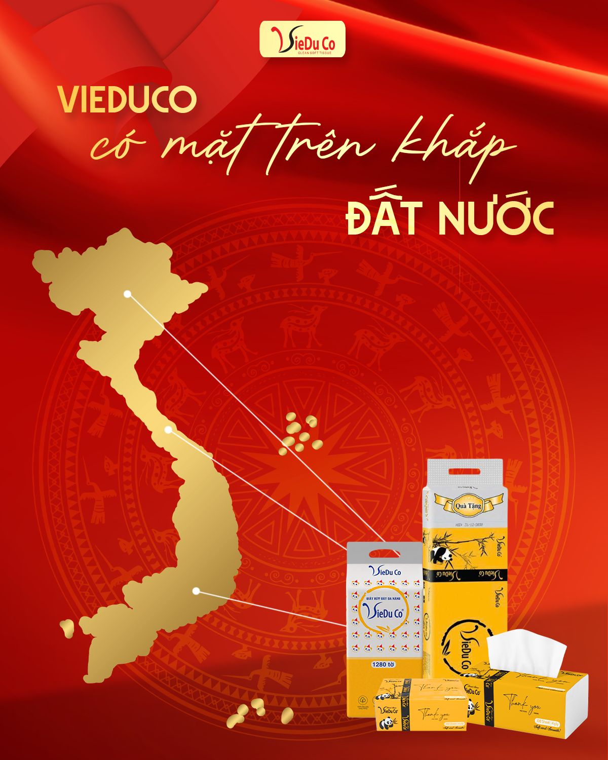 Vieduco có mặt trên khắp mọi miền đất nước